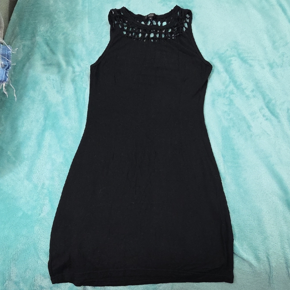 MILLAU, Black Sleeveless Mini Dress